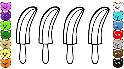 Check spelling or type a new query. Banana Popsicle Coloring Book for Kids - YouTube