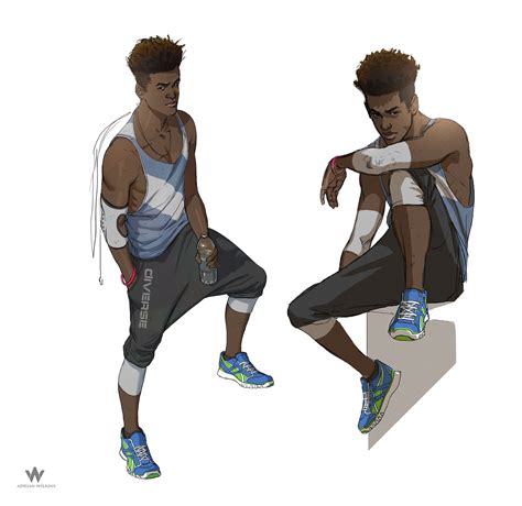 ArtStation - Parkour Character Design, Adrian Wilkins