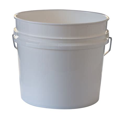 Argee 35 Gallon White Bucket 10 Pack Plastic Pail