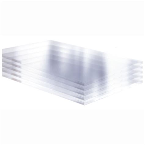 Standard Cast Acrylic 3mm Sheet Clear 600 X 400mm Pack Of 5 Assorted Cast Acrylic Sheet