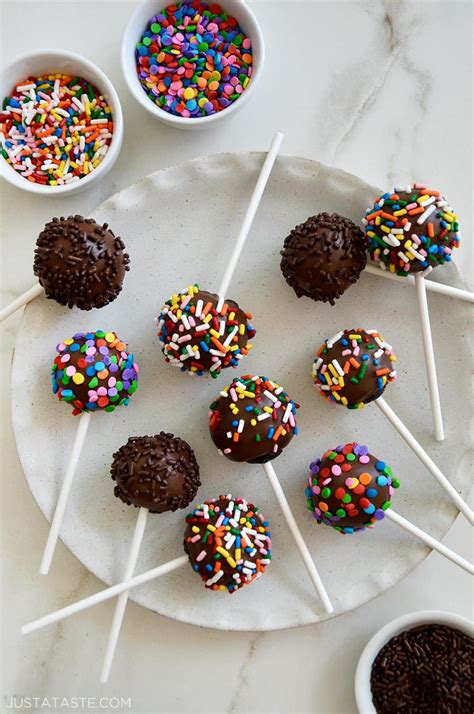No Bake Chocolate Cookie Pops Just A Taste