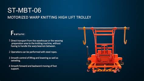 Warp Knitting High Lift Trolley St Mbt Youtube