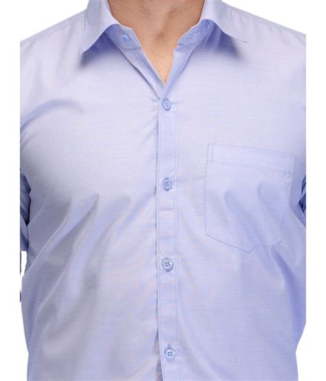 Koolpals Blue Cotton Blend Regular Mens Shirt Buy Koolpals Blue