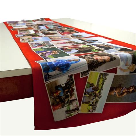 Custom Table Runner Printing Personalized Photo Table Runners
