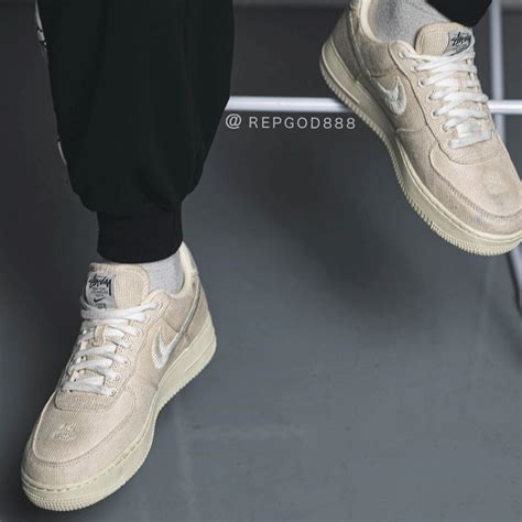 Stussy Nike Air Force 1 Fossil Cz9084 200 Release