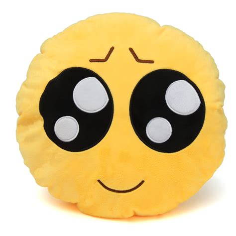 32cm Soft Cute Emoji Smiley Emoticon Cushion Pillow Stuffed Plush Toy