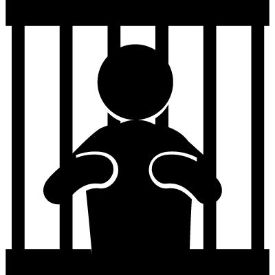 Criminal In Jail Silhouette Free Vectors Logos Icons And Photos