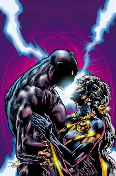 Storm And Black Panther Marvel Comic Book Characters Comic Book