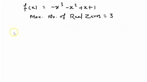 Solved Tell The Maximum Number Of Real Zeros That Each Polynomial Function May Have Then Use