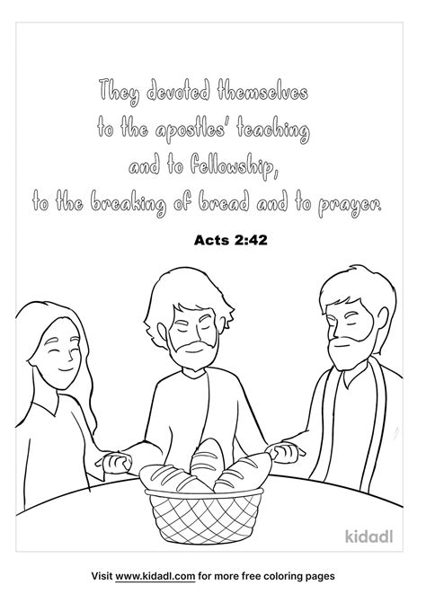 Free Acts 242 Coloring Page Coloring Page Printables Kidadl