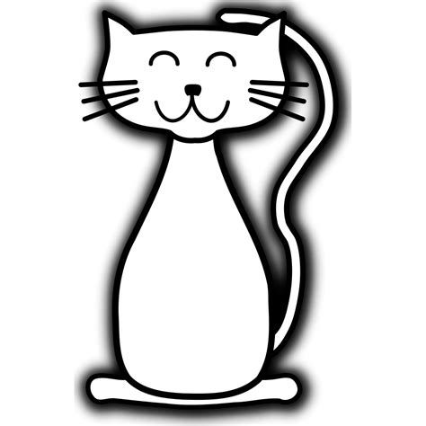 Black And White Cat Png Svg Clip Art For Web Download Clip Art Png