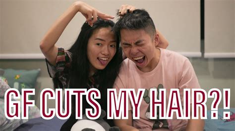 Girlfriend Cuts My Hair For The First Time 😱😱😱 Youtube