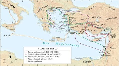 Los Viajes Misioneros De Pablo Ppt