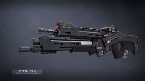 Assault Rifle Concept Art