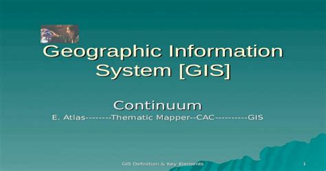 Geographic Information System Gis Ppt Powerpoint