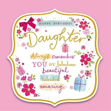 Free birthday cards for facebook birthday cards for friends. Happy Birthday Daughter - Birthday Card | Greeting Cards - B&M