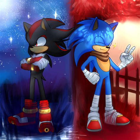 Sonic and Shadow [Fanart] | Arts And OCs Amino