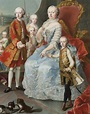 1756 Portrait of Maria Theresa of Habsburg, Francis I, Holy Roman ...