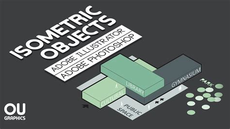 Isometric Objects In Adobe Illustrator And Adobe Photoshop Youtube
