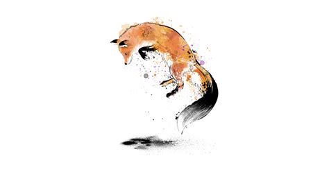 Red Fox Jumping Into Snow Fox Tapestry Teepublic