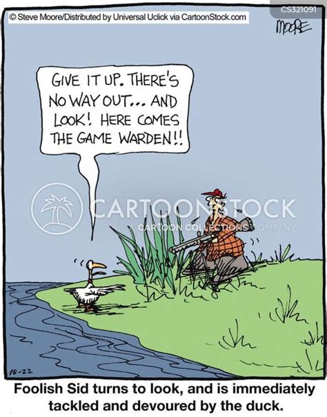 Game Warden Cartoons And Comics Funny Pictures From Cartoonstock