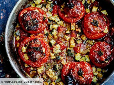 Tomate farcie végétarienne recette sur Cuisine Actuelle