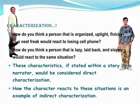 Characterization Slide