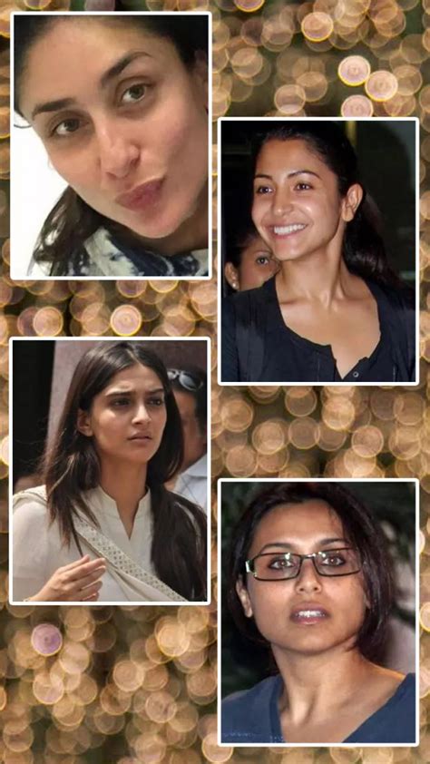 From Rani Mukherjee To Deepika Padukone Bollywood Actresses Shocking No Makeup Looks