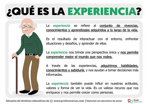 Qué Es La Experiencia Definición De Experiencia