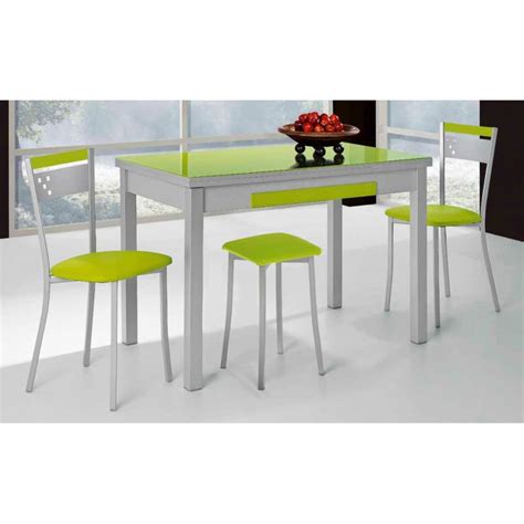 ¿necesitas una mesa de comedor y sillas que conjunten con tus muebles? 669. MESA DE COCINA EXTENSIBLE DE 110 X 70 CM. COLOR ...