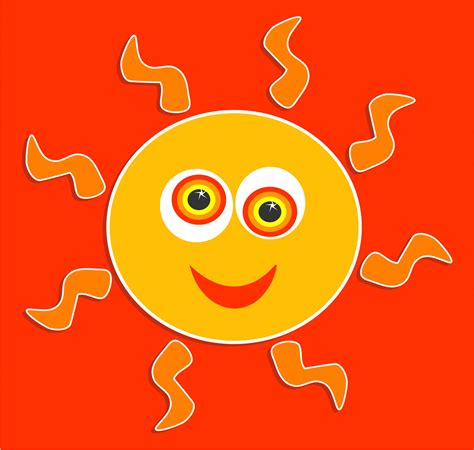 Happy Sun Cartoon Free Stock Photo Public Domain Pictures