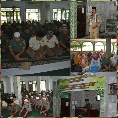 Kemudian aku mengikatnya pada tiang masjid sebagaimana yang biasa dilakukan oleh para nabi. Ratusan Prajurit TNI Hadiri Peringatan Isra' Miraj di ...
