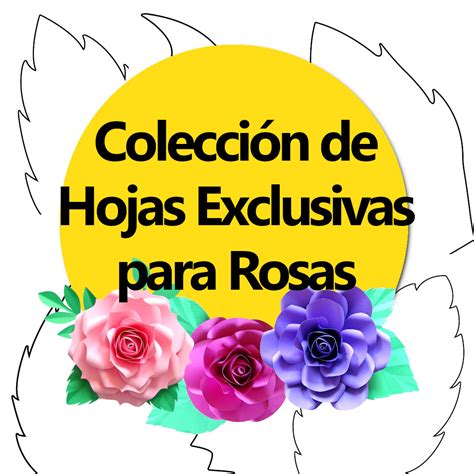 Moldes En Pdf Colección De Hojas Para Rosas Tienda Online Ponquis