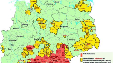 Diese regionen in deutschland sind risikogebiete. Wer regelmäßig im Wald arbeitet, sollte sich gegen FSME ...