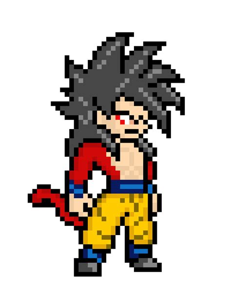 Goku Ssj 4 Pixel Art Maker