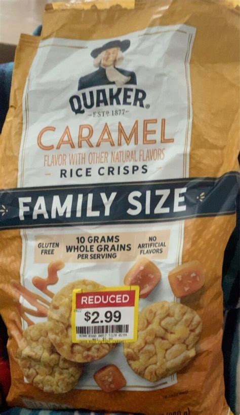 Caramel Rice Crisps Quaker Oats