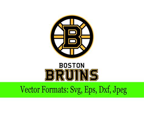 Boston Bruins Svg File Vector Design In Svg Eps Dxf And Jpeg