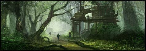 Fortress In Forest By Jessada Art On Deviantart