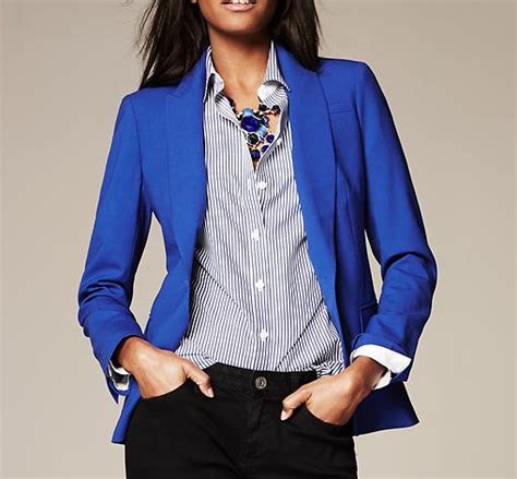 Cobalt Blue And Why Not Girls Of A Certain Age Blazer Outfits For