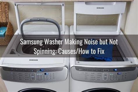 Samsung Washer Wont Spindry Or Wont Stop Spinning Ready To Diy