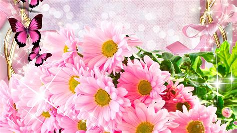 Spring Flowers Background ·① Wallpapertag