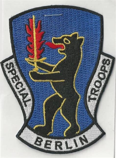 Us Army Crest Patch Berlin Brigade Special Troops Army Patches Us