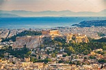 Aerial view on Athens, Greece | High-Quality Architecture Stock Photos ...