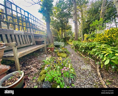 Garden Path Material Hi Res Stock Photography And Images Alamy