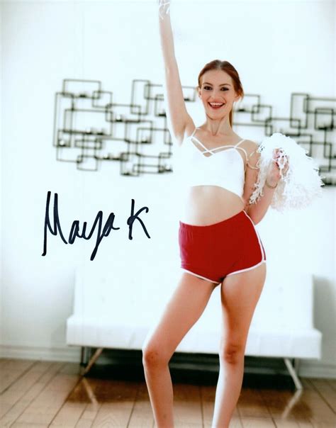 Maya Kendrick Super Sexy Cute Signed 8x10 Photo Adult Model Coa Proof 32 Ebay