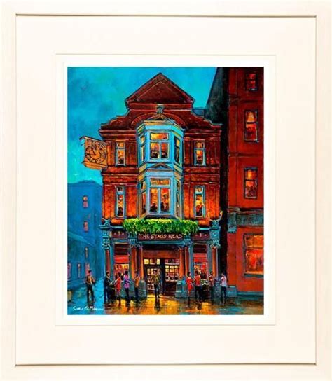 Limited Edition Prints For Sale Of A Colourful Painting Of Drinkers In
