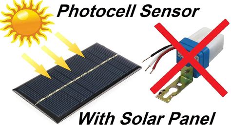 How To Make Dark Switch By Using Solar Panel Photocell Sensor