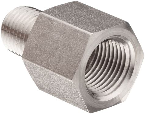 Reducing Adapter 14 Npt Male X 12 Npt Female Brennan 5405 04 08 Ss