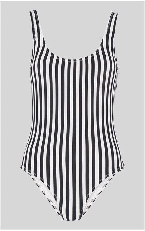 Whistles Stripe Swimsuit Rita Ora Striped Swimsuit Popsugar Fashion