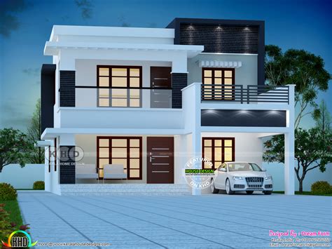 Kerala Model Double Storied House Kerala Home Design And Floor Plans